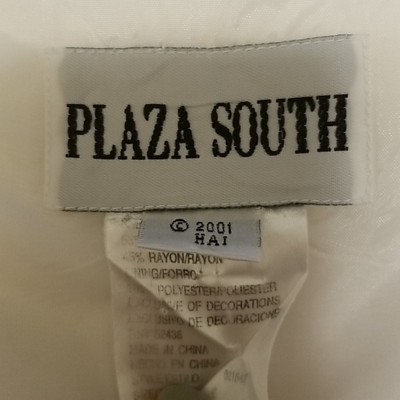 Plaza South 80's Vintage Linen and Rayon Two Pieces Skirt Set - Picture 9 of 10